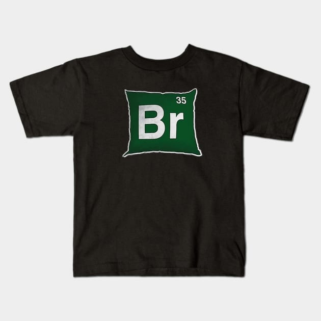 Breaking Bad Chemical Symbol Kids T-Shirt by Gryaunth